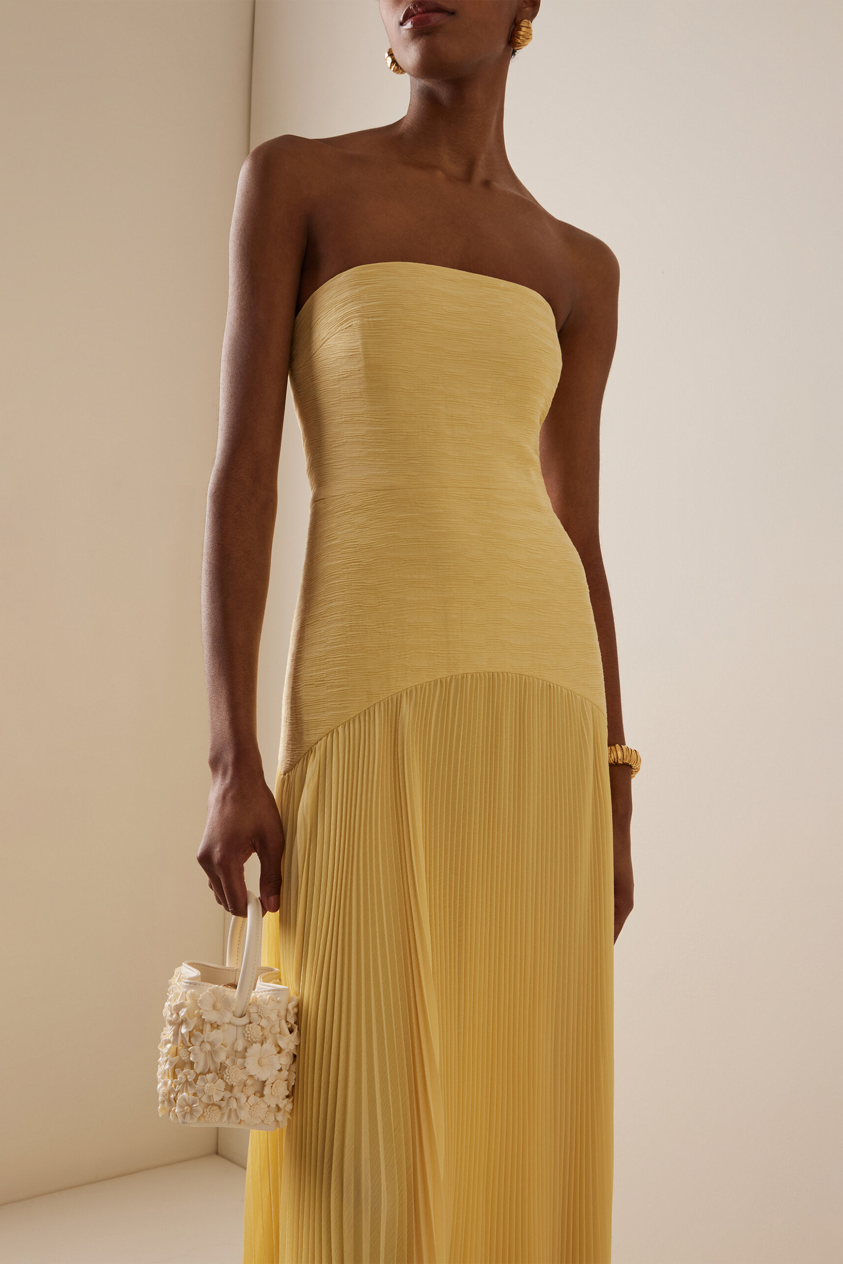 Solid Splicing Off-Shoulder Maxi Dress