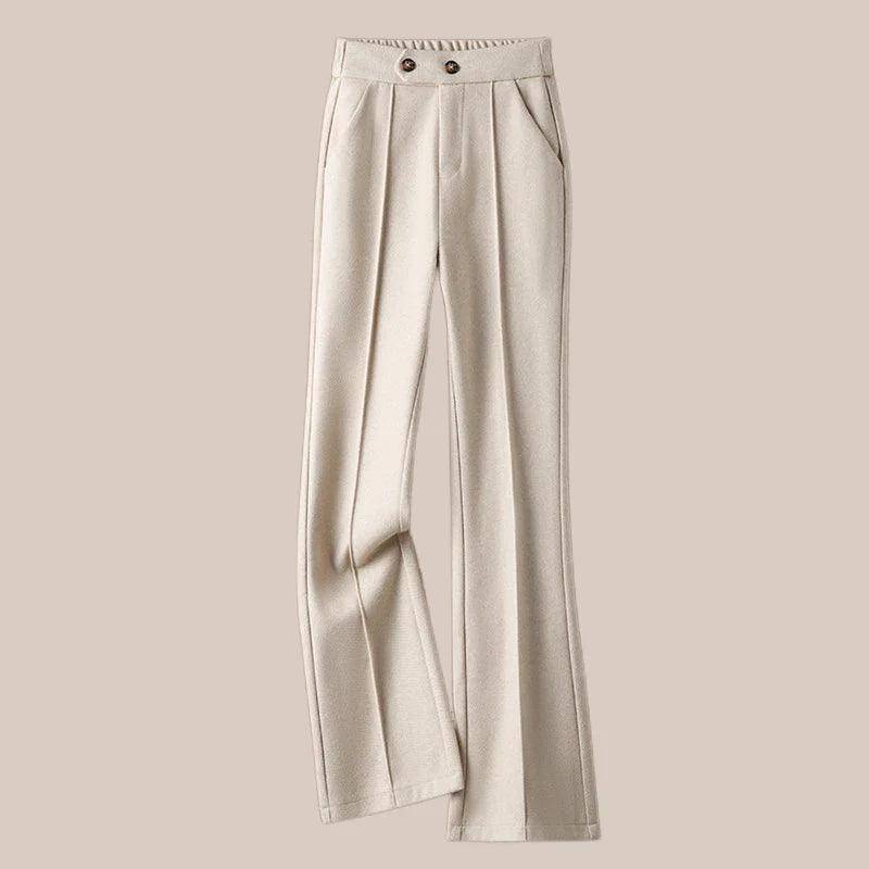 Arden | Wool-Blend Flare Trousers